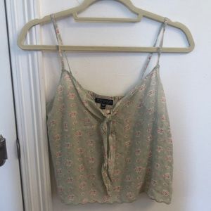 Floral tank top